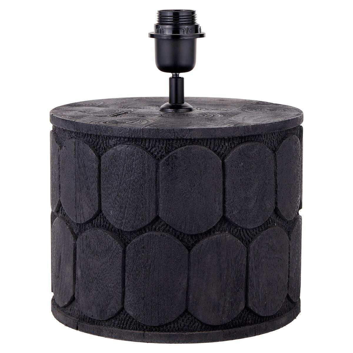 Charlie Embossed Wood Wide Table Lamp Base – image 6