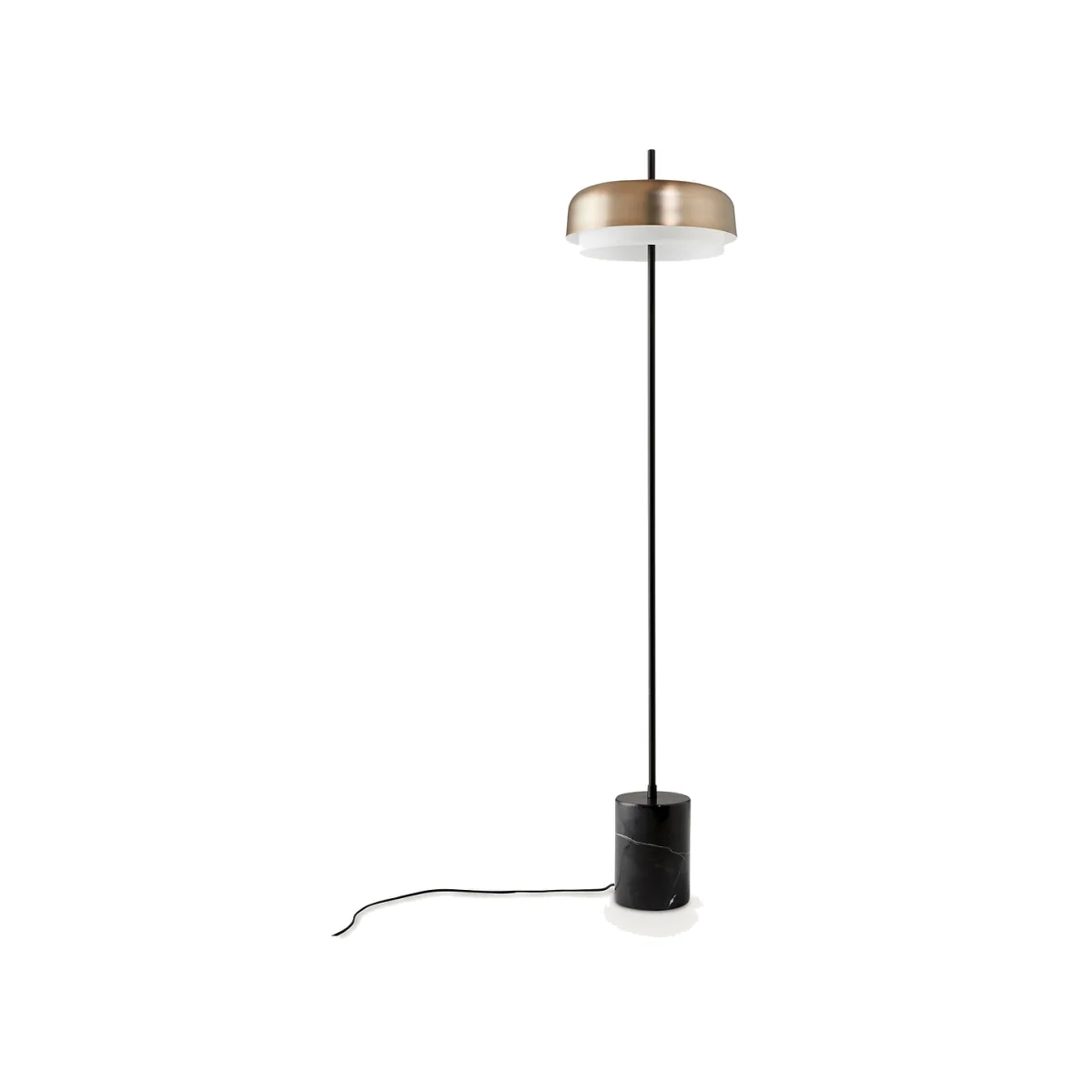 Clepsos Metal & Marble Floor Lamp – image 1