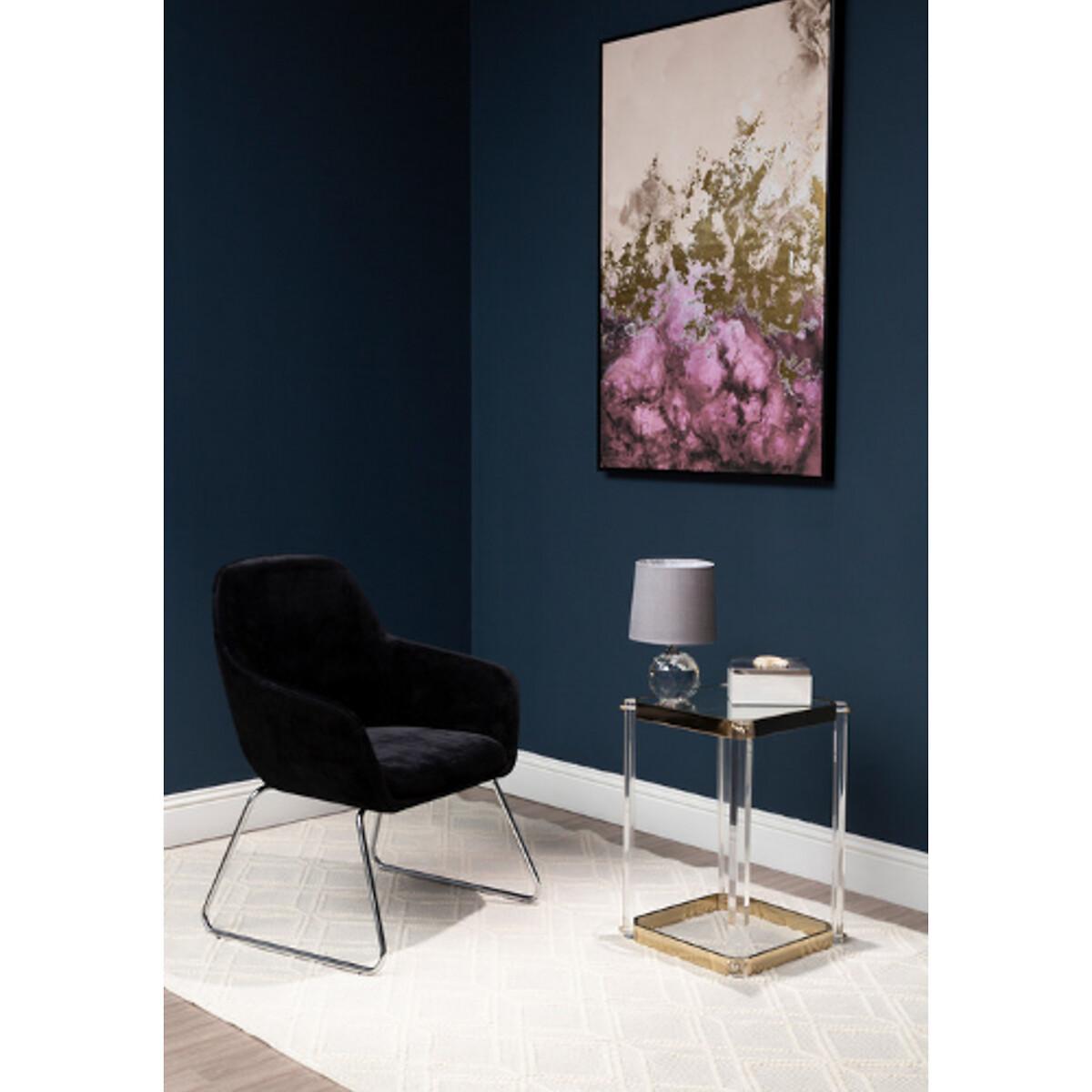 Crystal Ball Base with Grey Shade Table Lamp – image 4