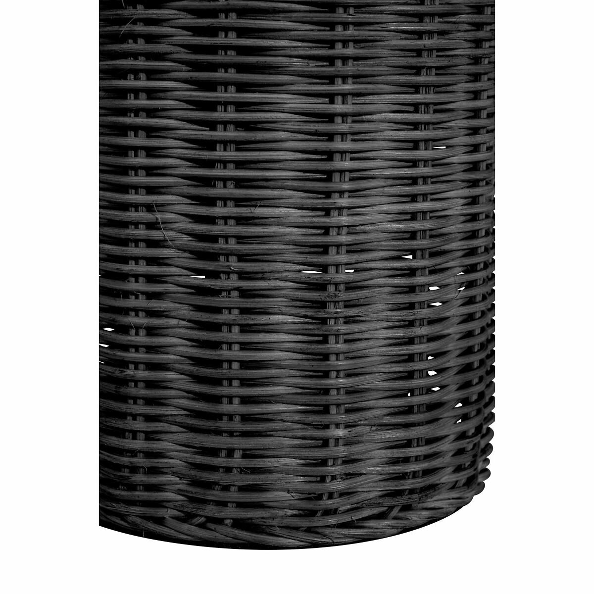 Black Rattan Bottle Table Lamp – image 5
