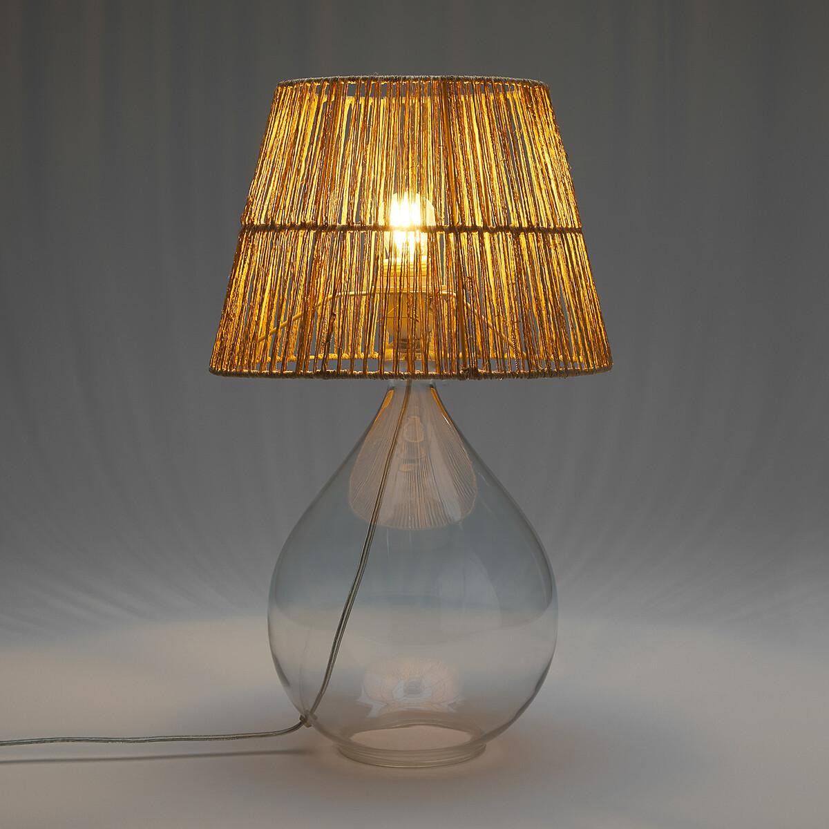 Yaku Glass & Hemp Table Lamp – image 2