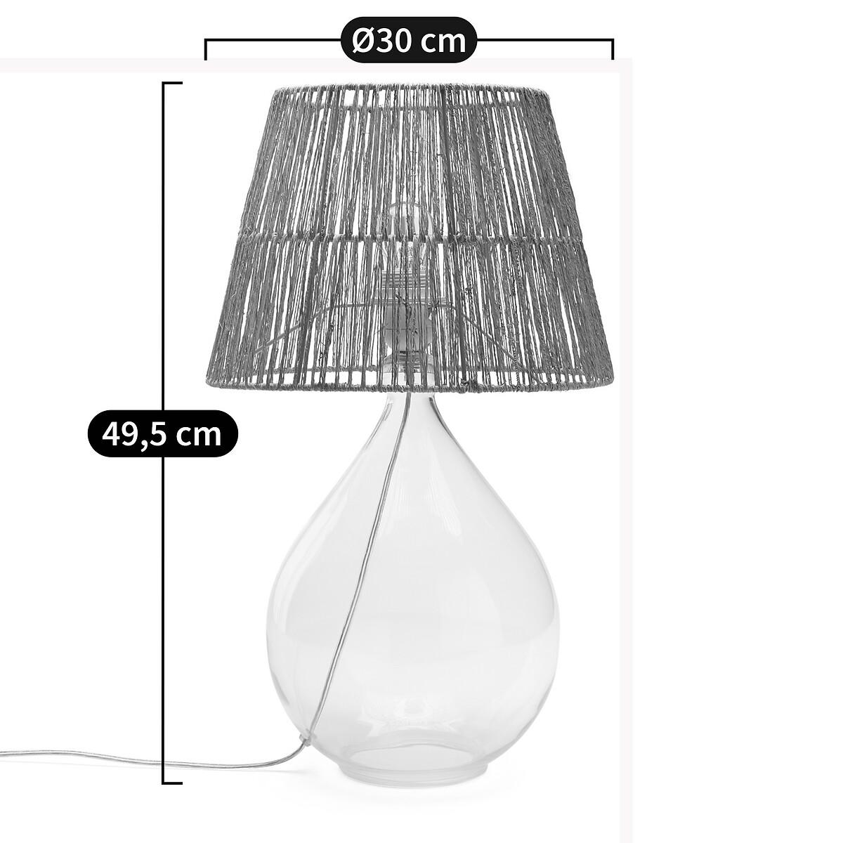 Yaku Glass & Hemp Table Lamp – image 13