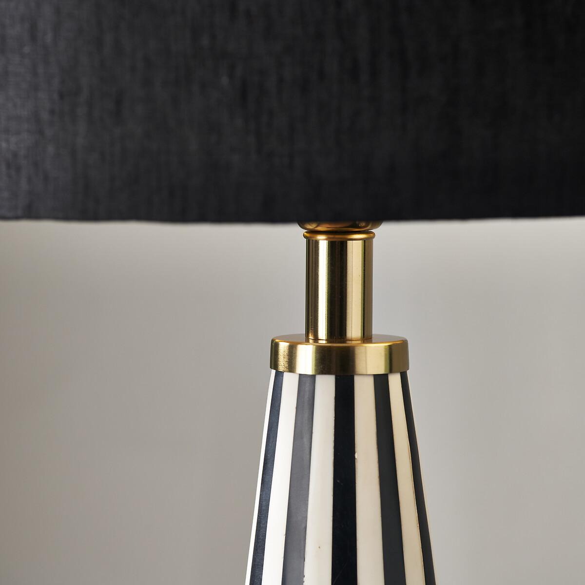 Stripe Conical Resin Table Lamp Base – image 4