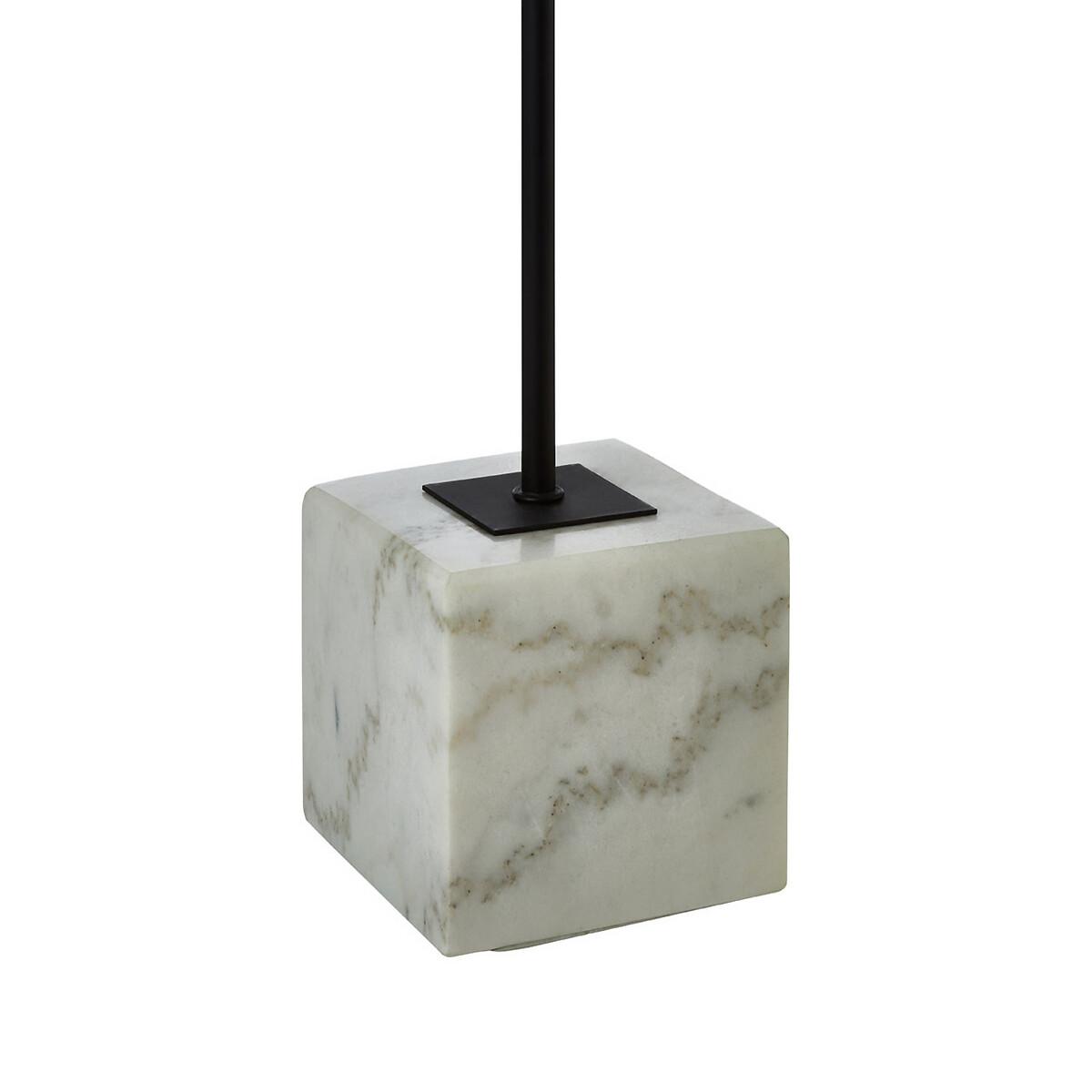 Contemporary Style Iron with Marble Base Table Lamp – image 4