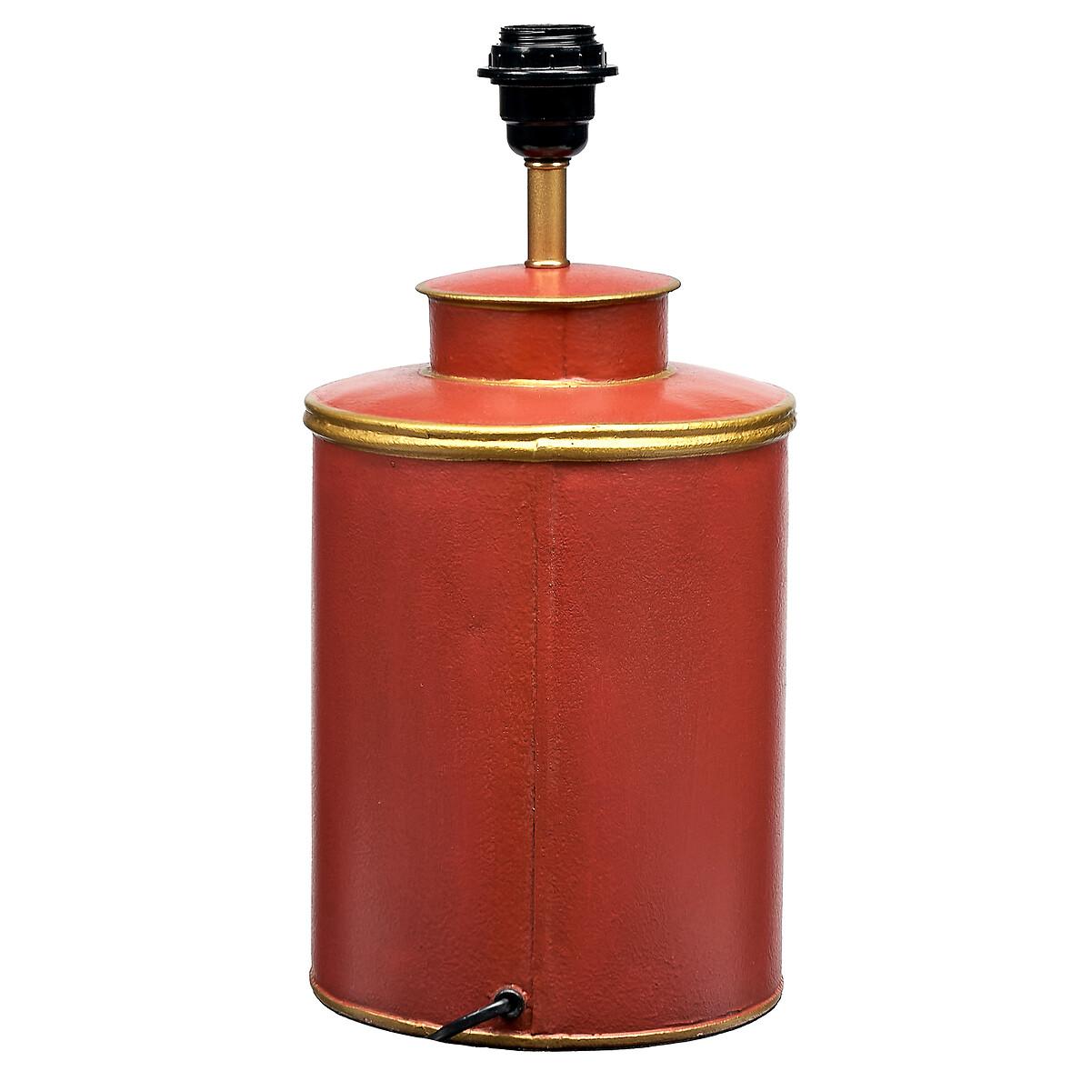 Dachshund Design Red Hand Painted Metal Table Lamp Base – image 2