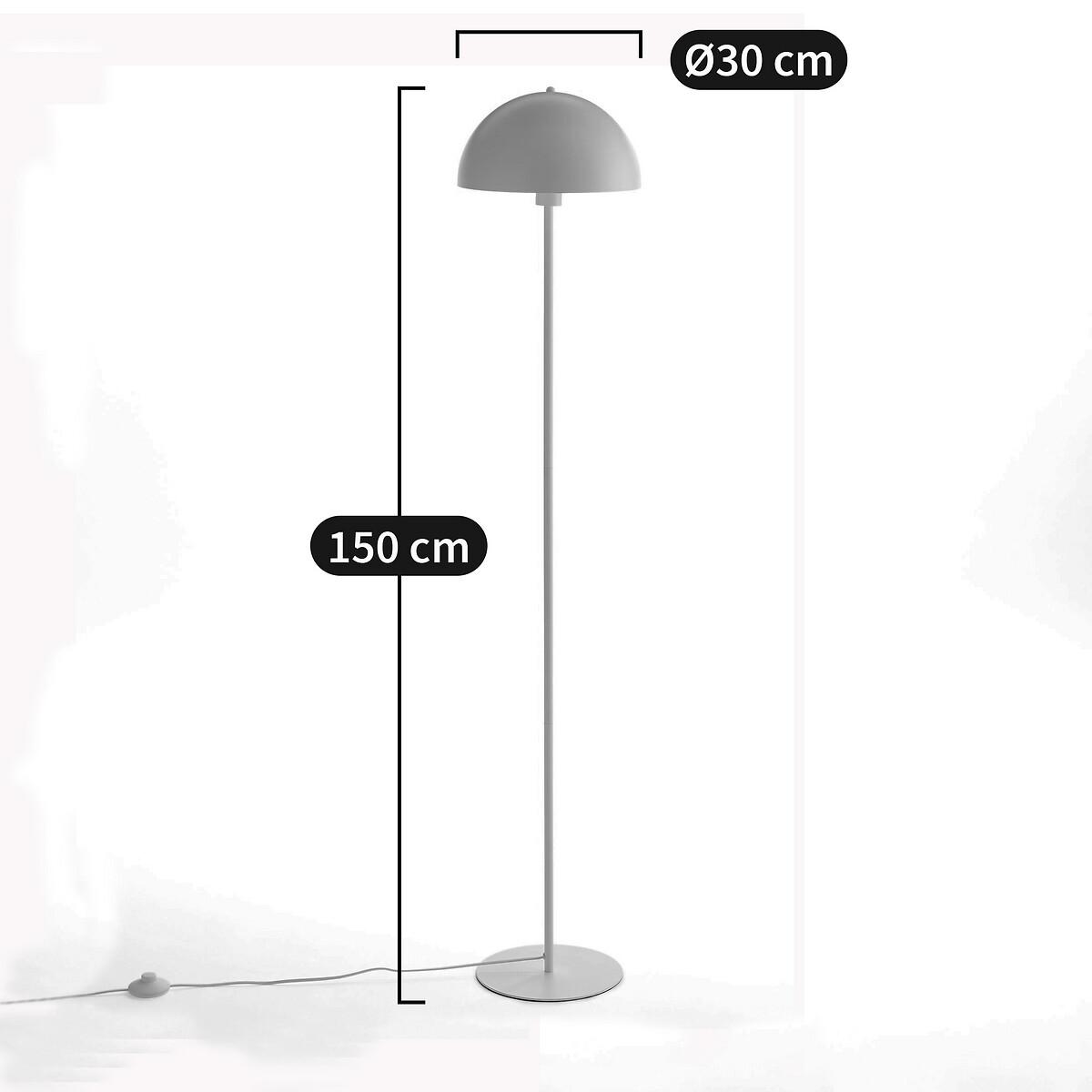 Lamp with Mushroom Shape in Brass-Plated Metal Capi – image 5