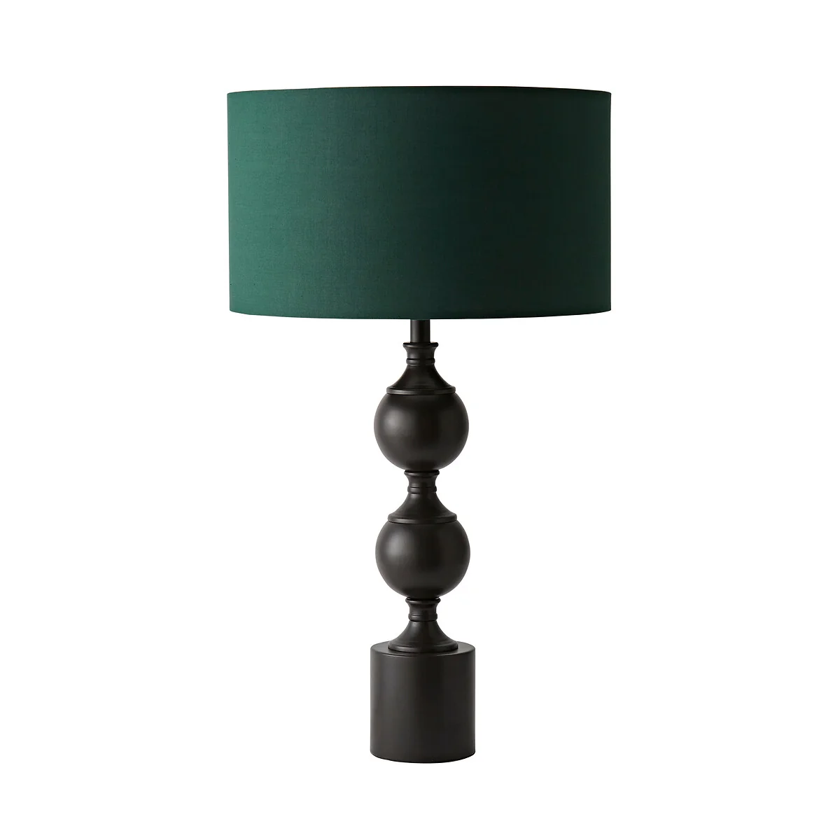 Donny Metal Candlestick Table Lamp with Fabric Shade – image 5