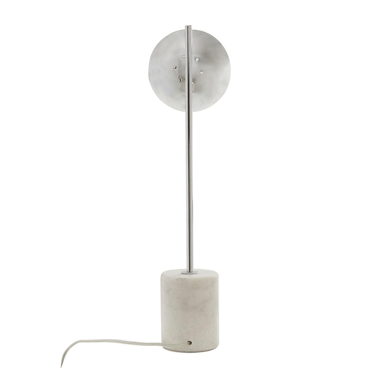60cm Globe Chrome Table Lamp with Marble Base – image 4