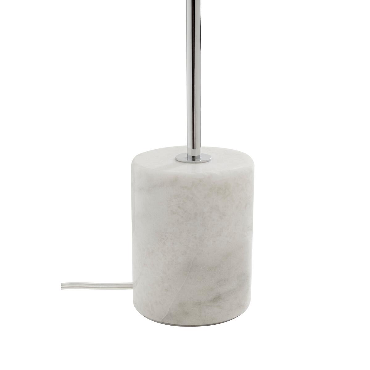 60cm Globe Chrome Table Lamp with Marble Base – image 6