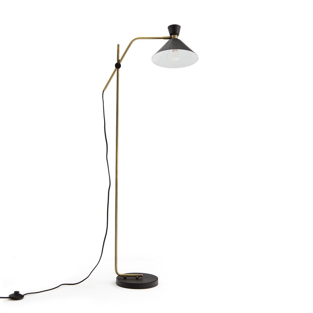 Zoticus Aged Brass Adjustable Reading Floor Lamp – image 2