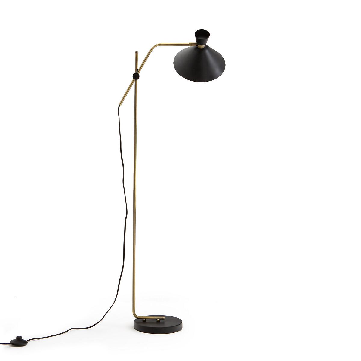 Zoticus Aged Brass Adjustable Reading Floor Lamp – image 3