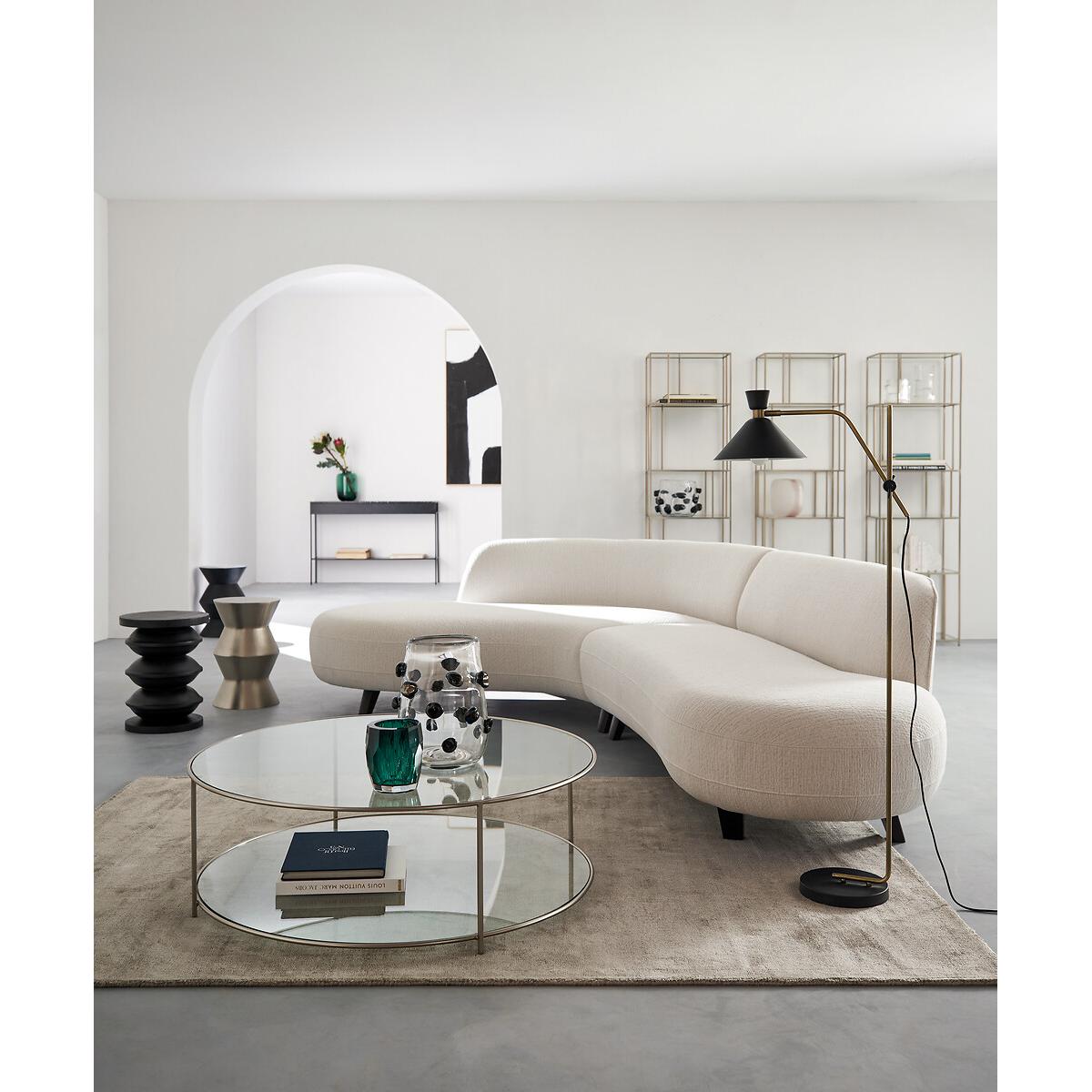 Zoticus Aged Brass Adjustable Reading Floor Lamp – image 9