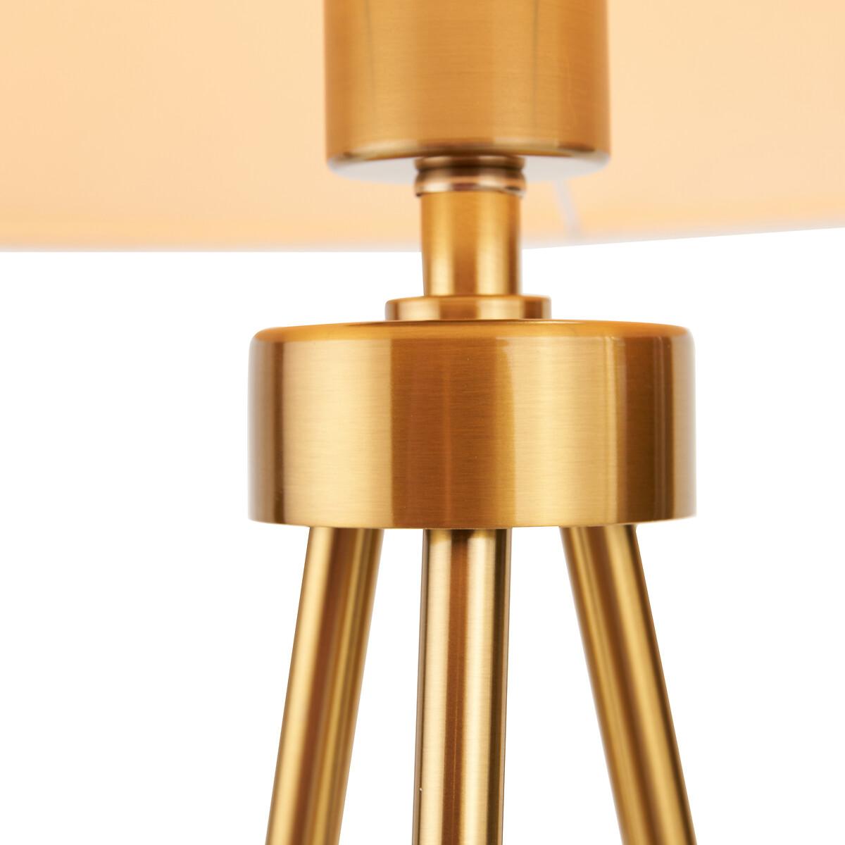 Brushed Brass Tripod Table Lamp – image 2