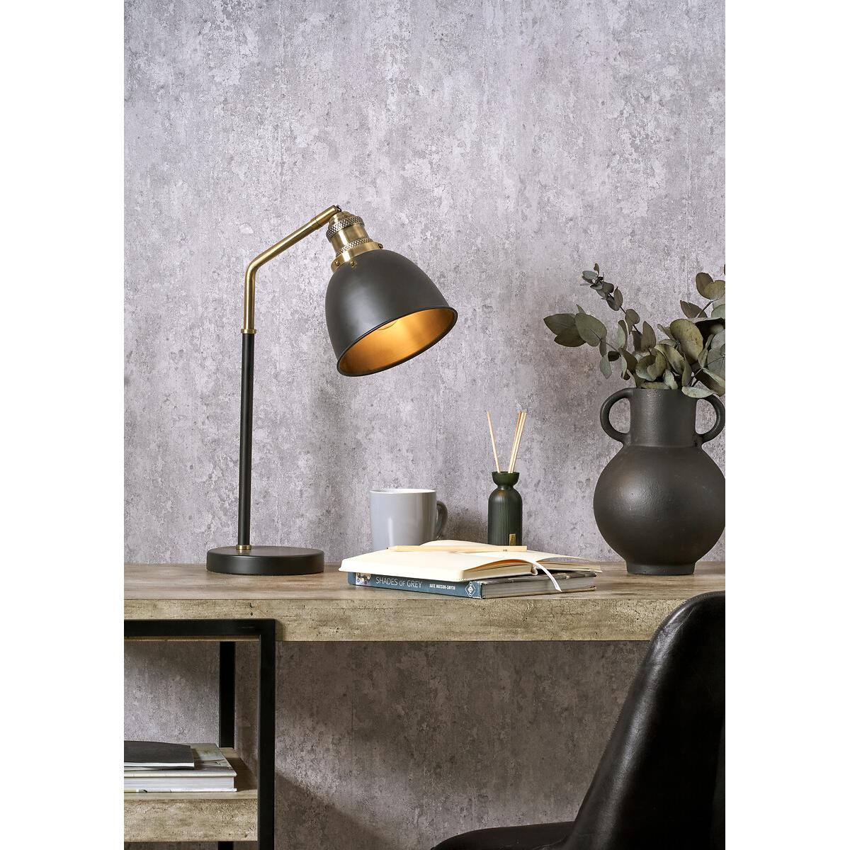 Black and Gold Task Table Lamp – image 2