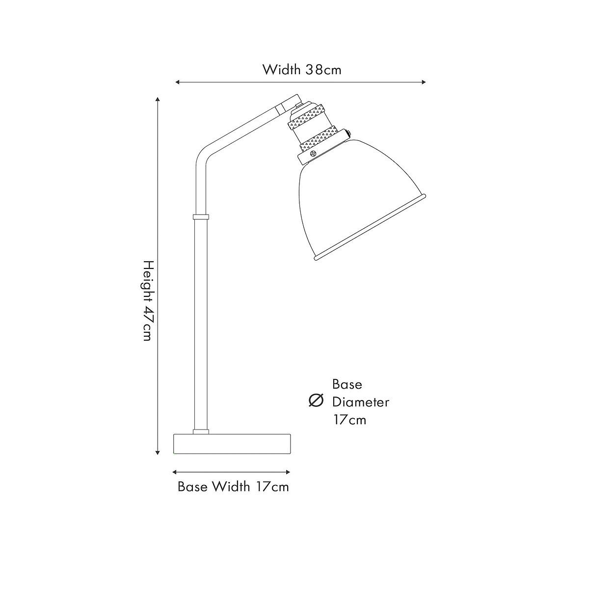 Black and Gold Task Table Lamp – image 5