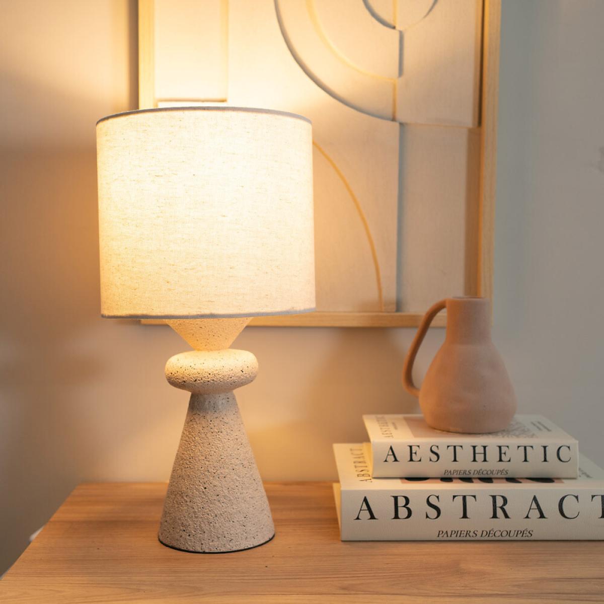 Cement Effect Table Lamp – image 3
