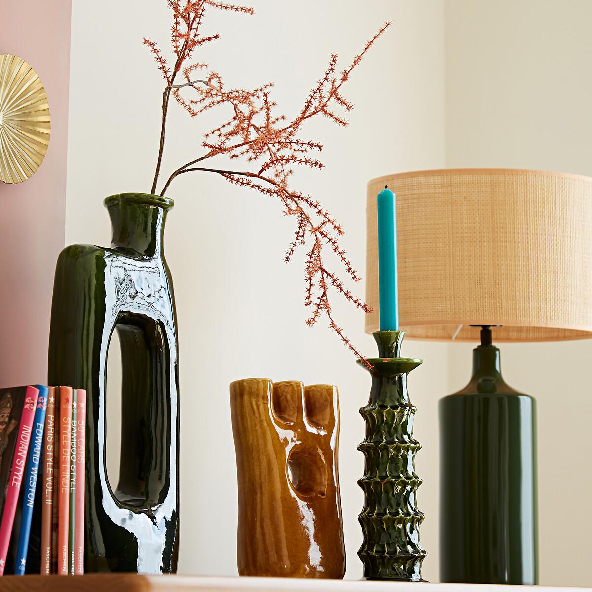 Rabano Ceramic and Raffia Table Lamp – image 6