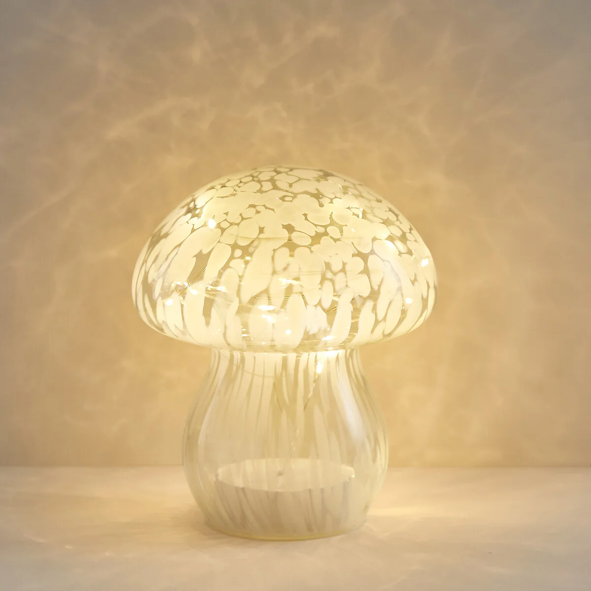 Onoki Decorative LED Mushroom Lamp in Glass – image 3