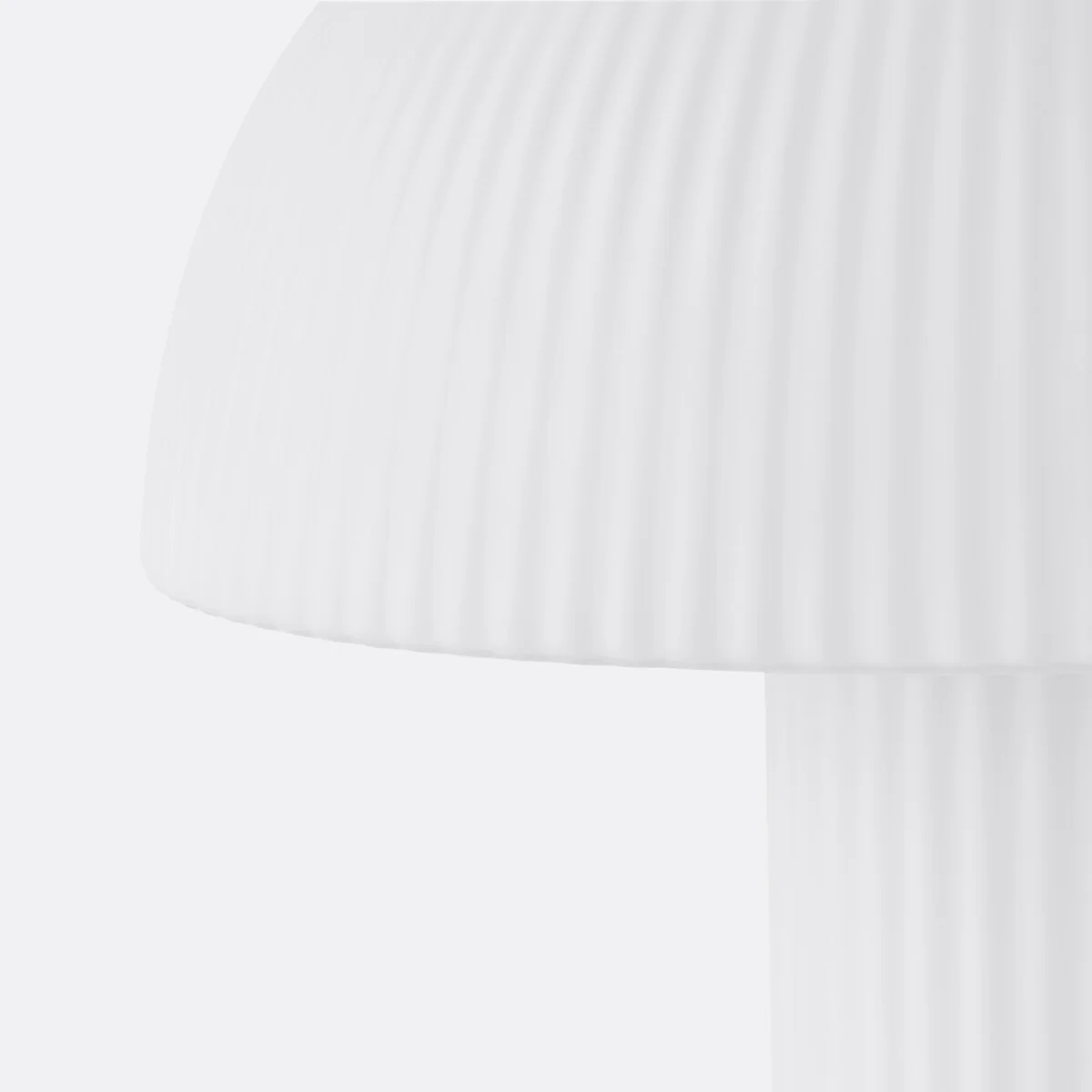 Loulou Mushroom Table Lamp in Opaline Striated Glass H41.7cm – image 5