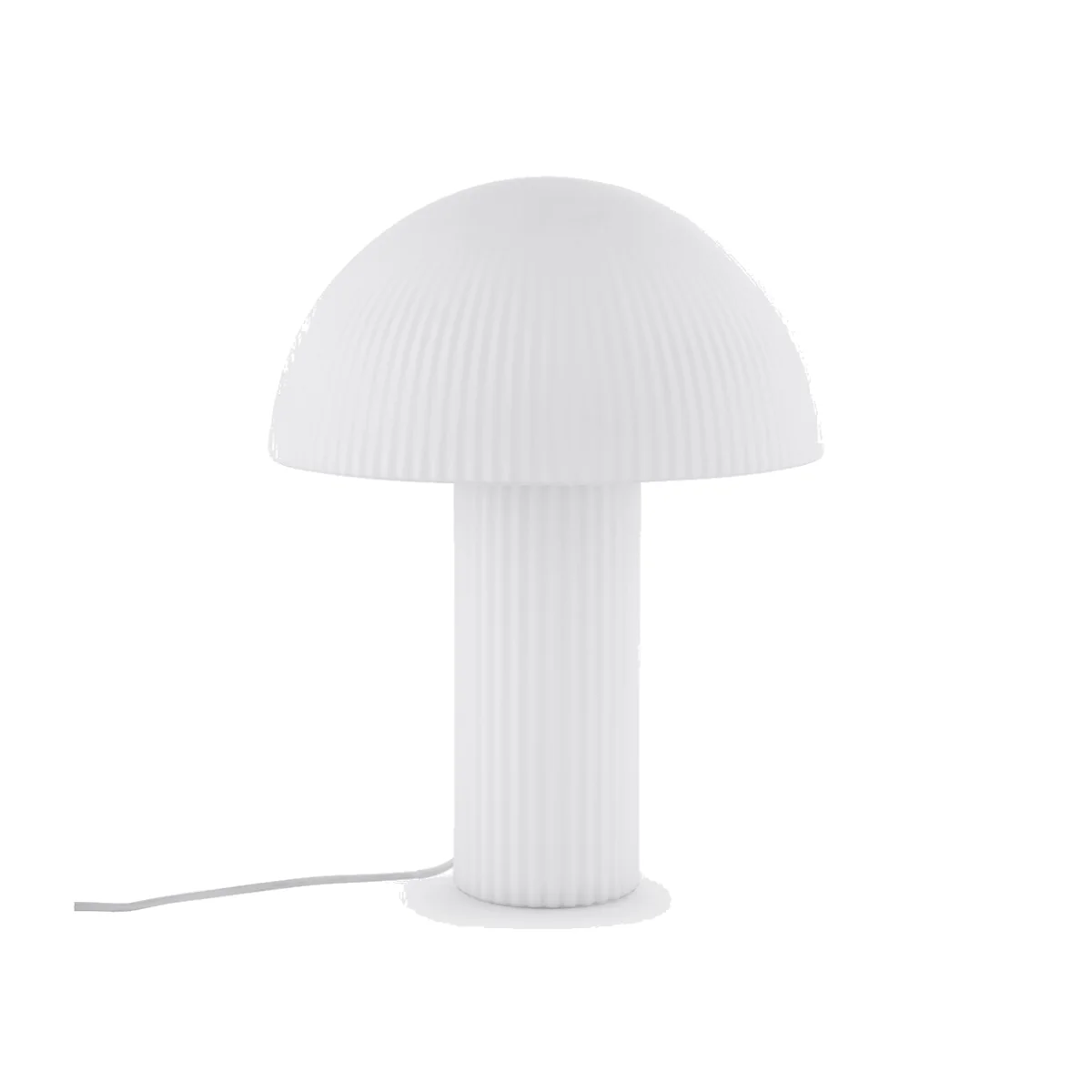 Loulou Mushroom Table Lamp in Opaline Striated Glass H41.7cm – image 1