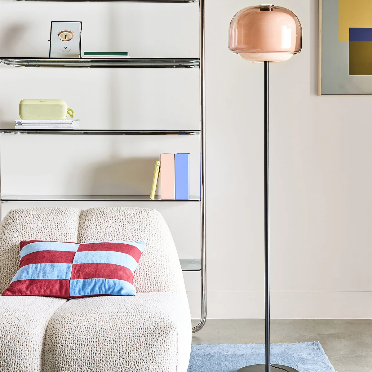 Kinoko Floor Lamp in Coloured Glass – image 2