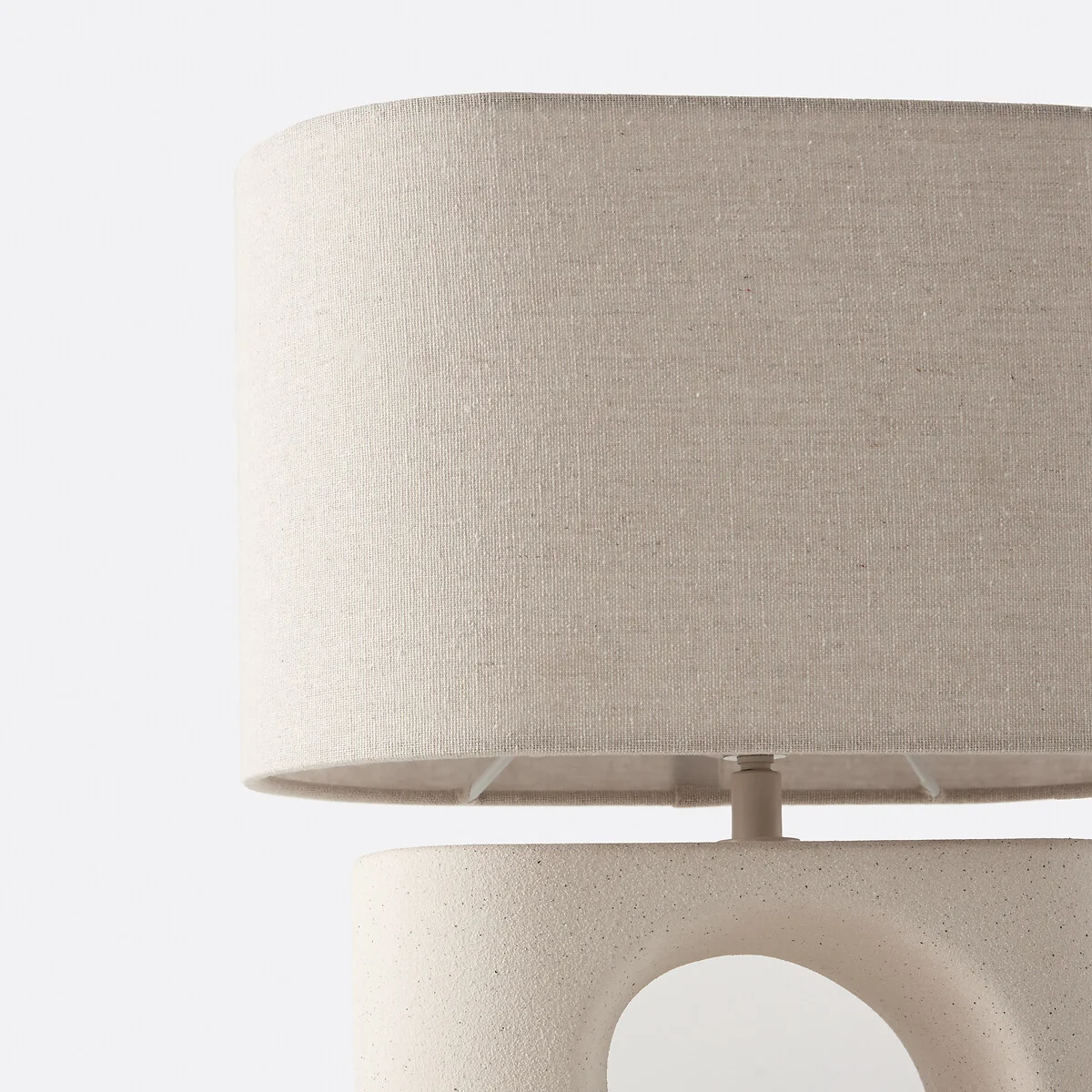 Gani Ceramic/Linen Table Lamp – image 6
