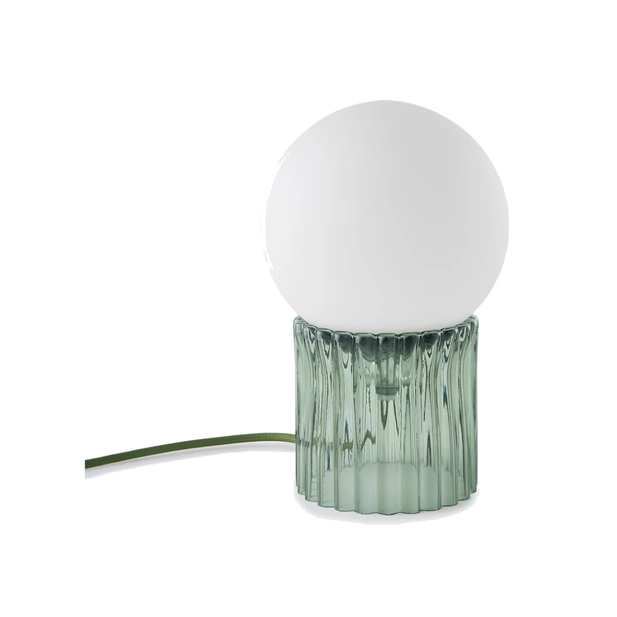 Dima Opaline & Coloured / Streaked Glass Lamp – image 1