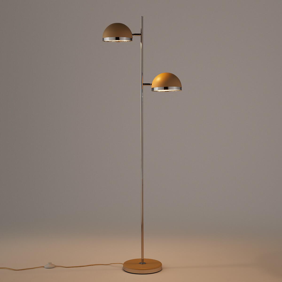 Vanyta Coloured Iron and Chrome Metal Floor Lamp – image 2