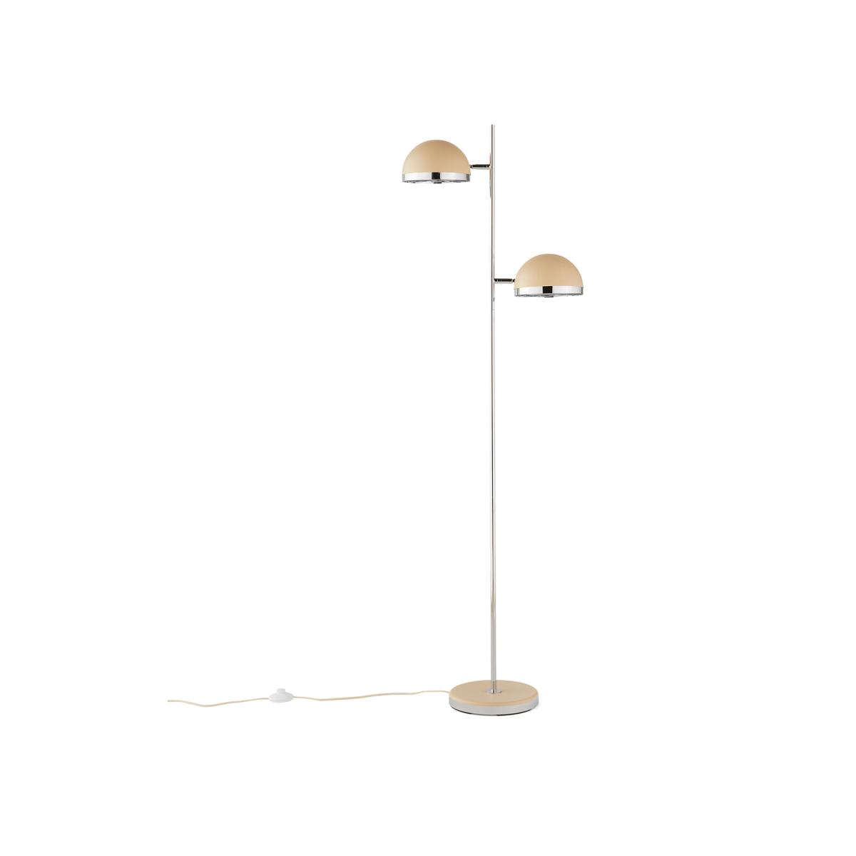 Vanyta Coloured Iron and Chrome Metal Floor Lamp – image 1