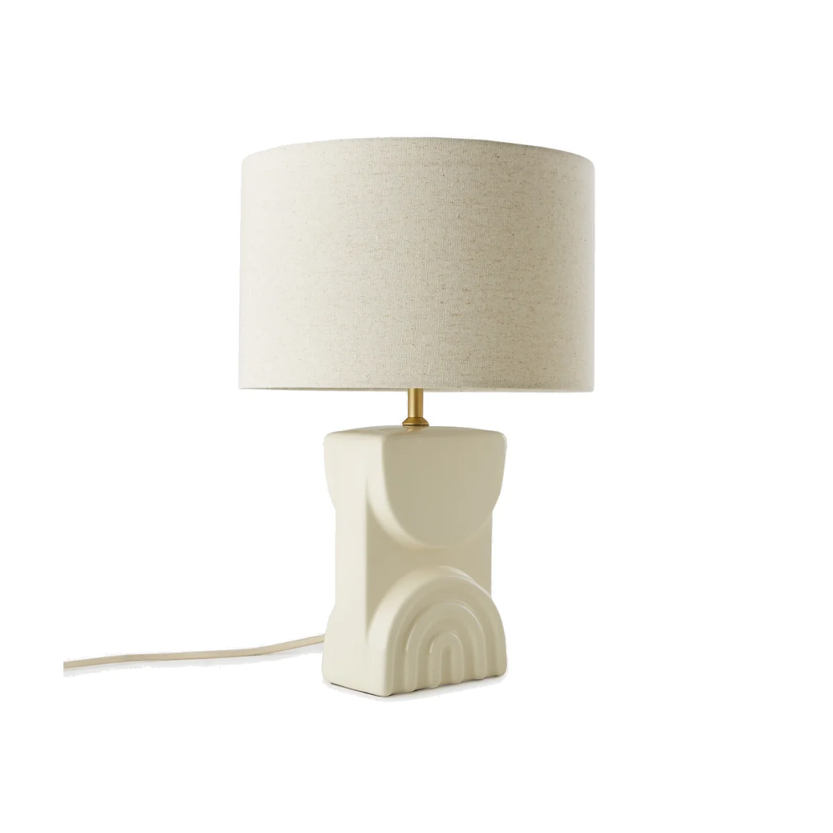 Topia Ceramic & Linen Table Lamp – image 1