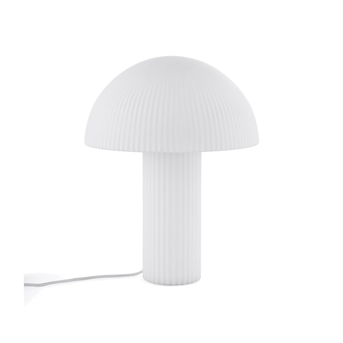 Loulou Striated Opaline Glass Table Lamp – image 1