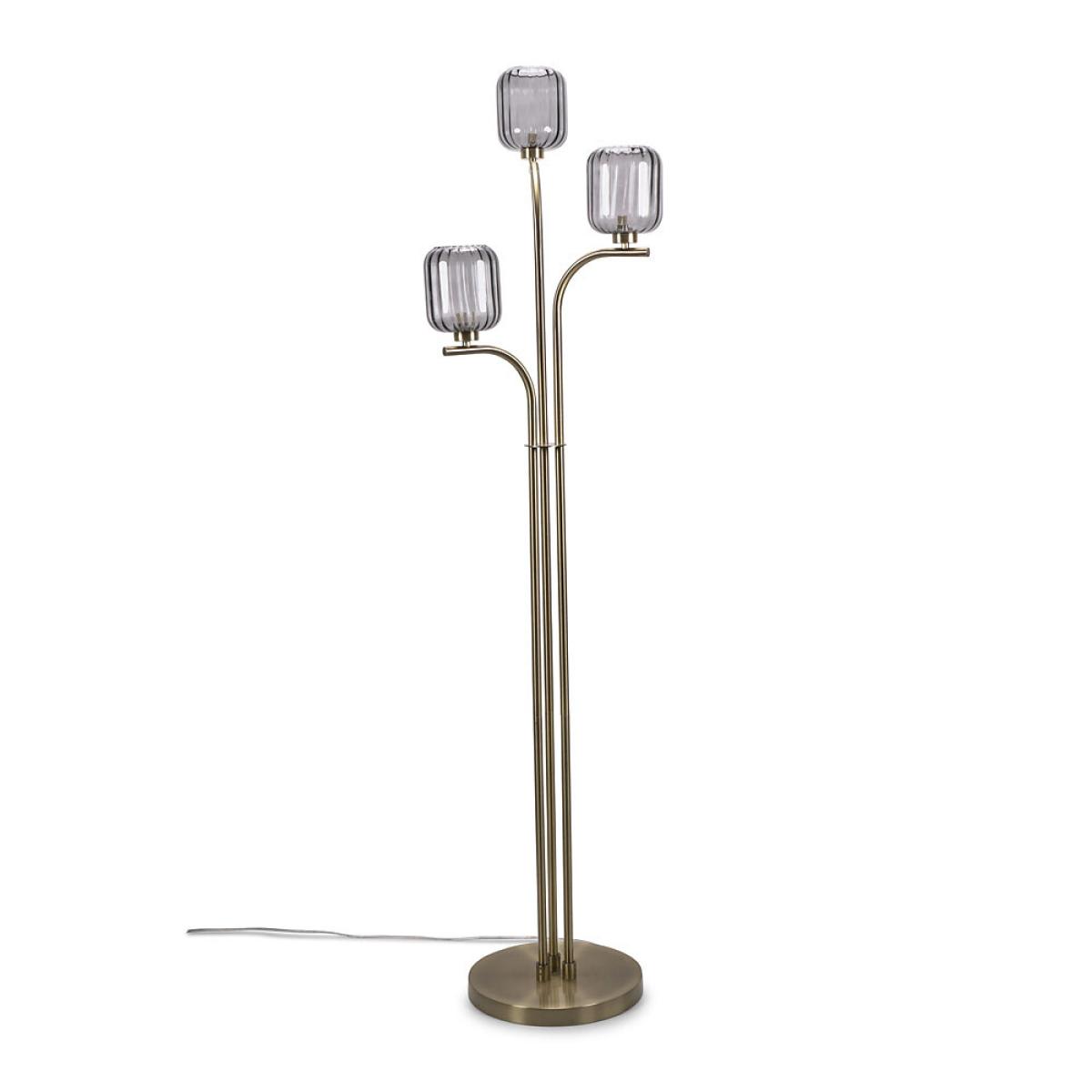 Ribbed Glass Floor Lamp – image 6
