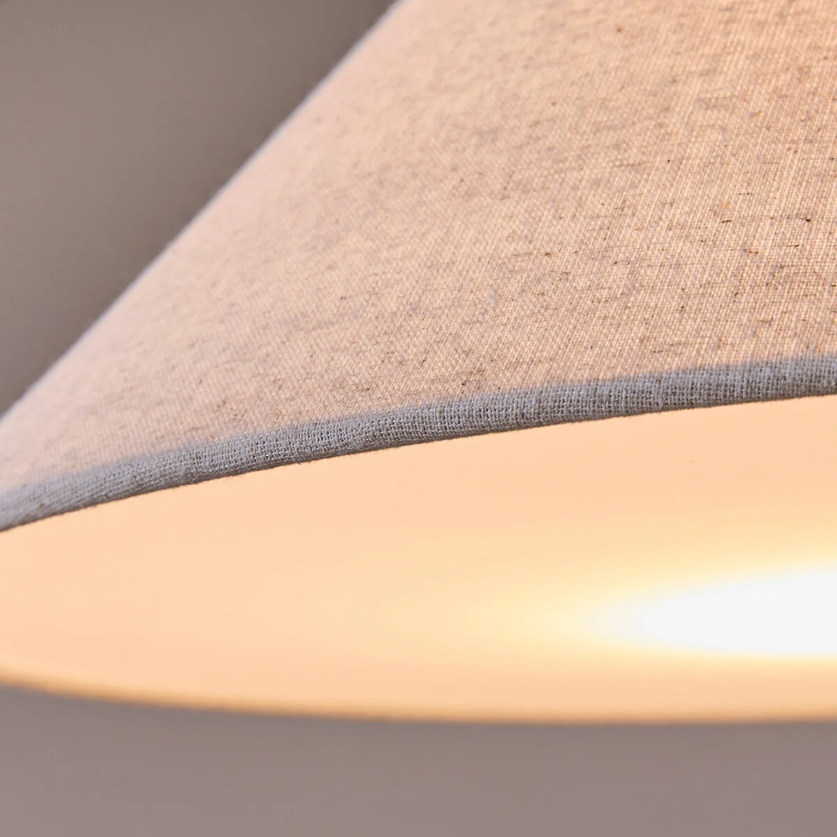 Nestwood Solid Oak/linen Arc Floor Lamp – image 4