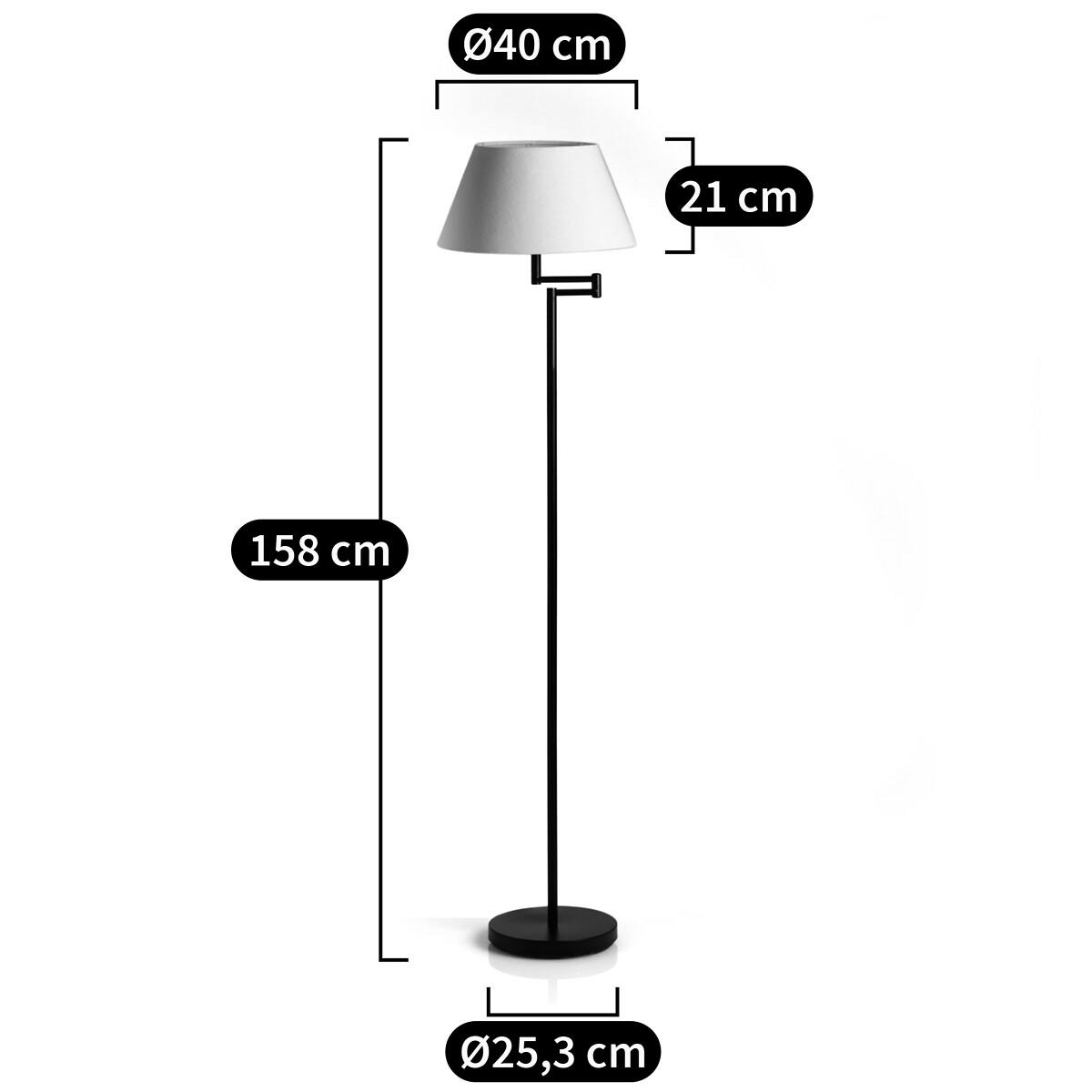 Nyna Floor Lamp with Articulated Arm – image 3