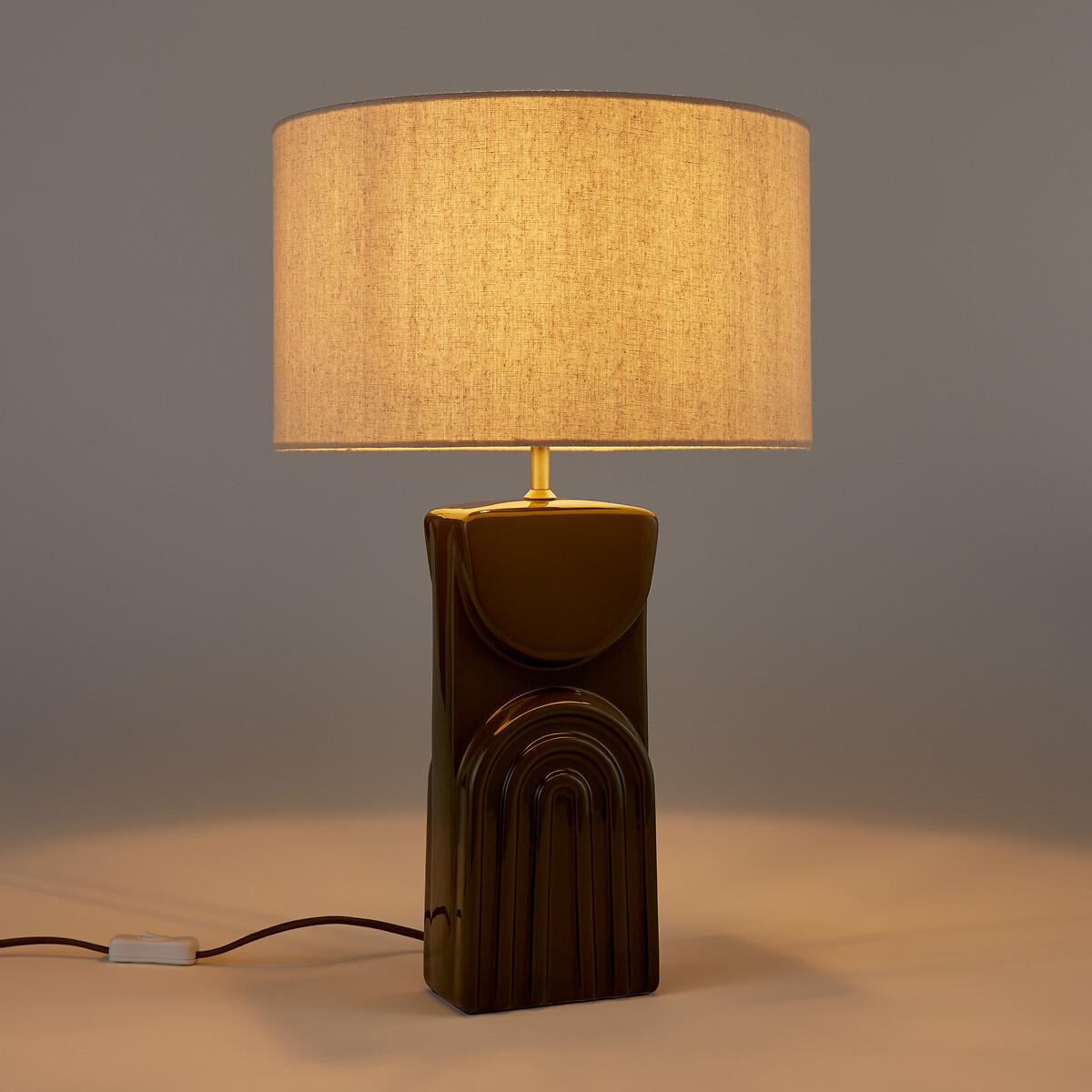 Topia Ceramic & Linen Table Lamp – image 2