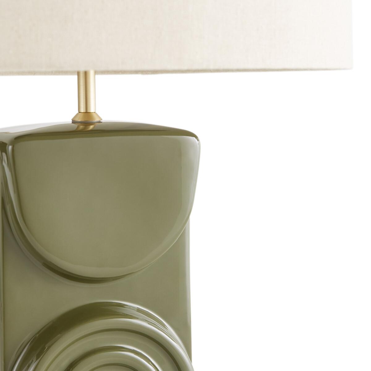 Topia Ceramic & Linen Table Lamp – image 3