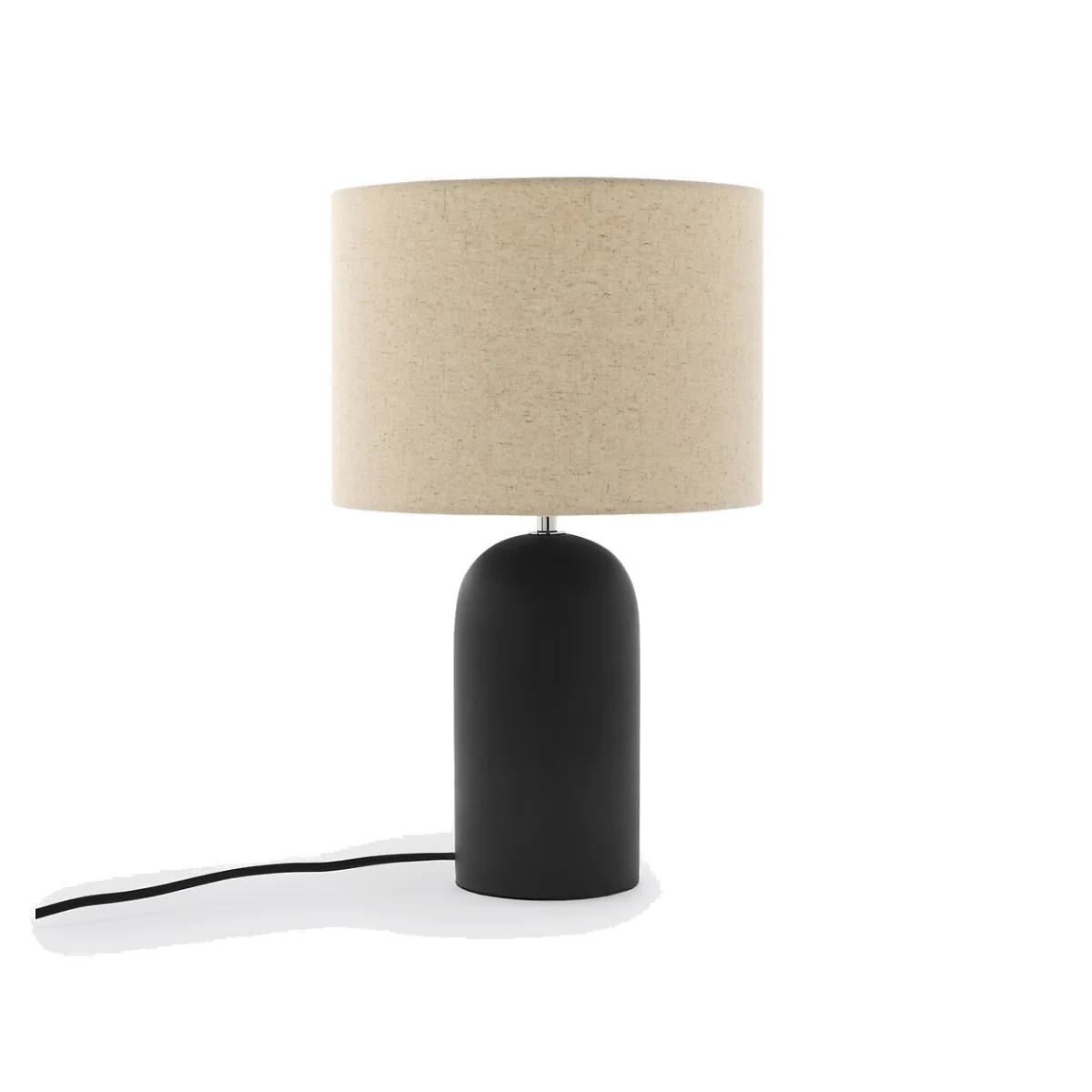 Emna Concrete and Linen Table Lamp – image 1
