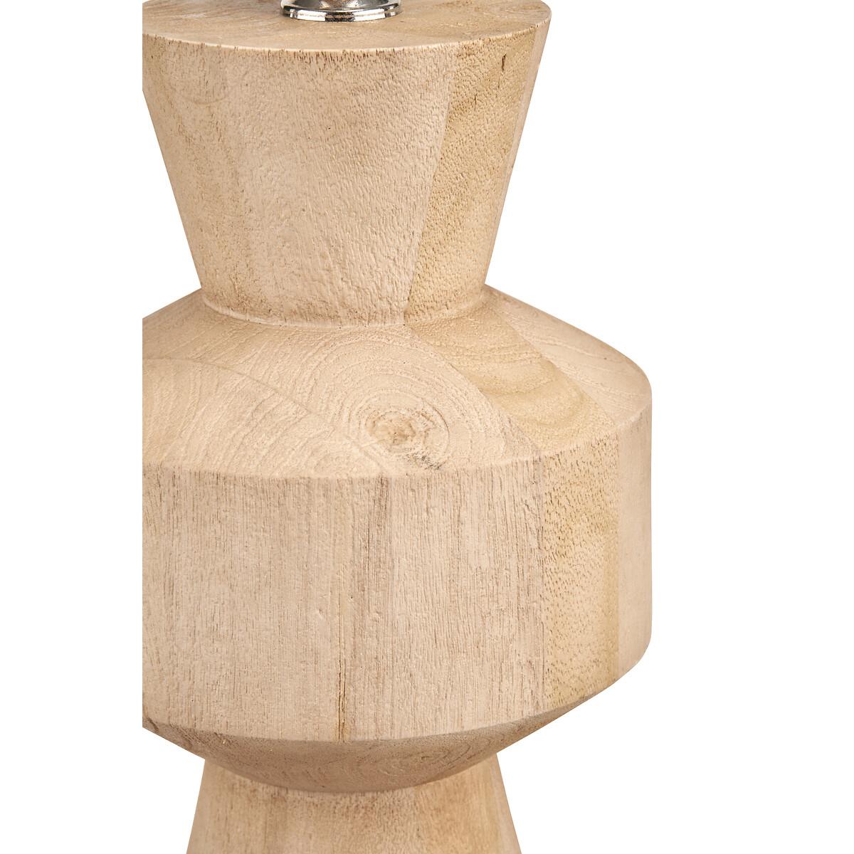 Mango Wood Contemporary Table Lamp Base – image 4