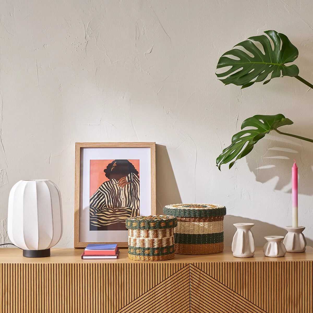 Metal and Mesh Table Lamp Aldo – image 2