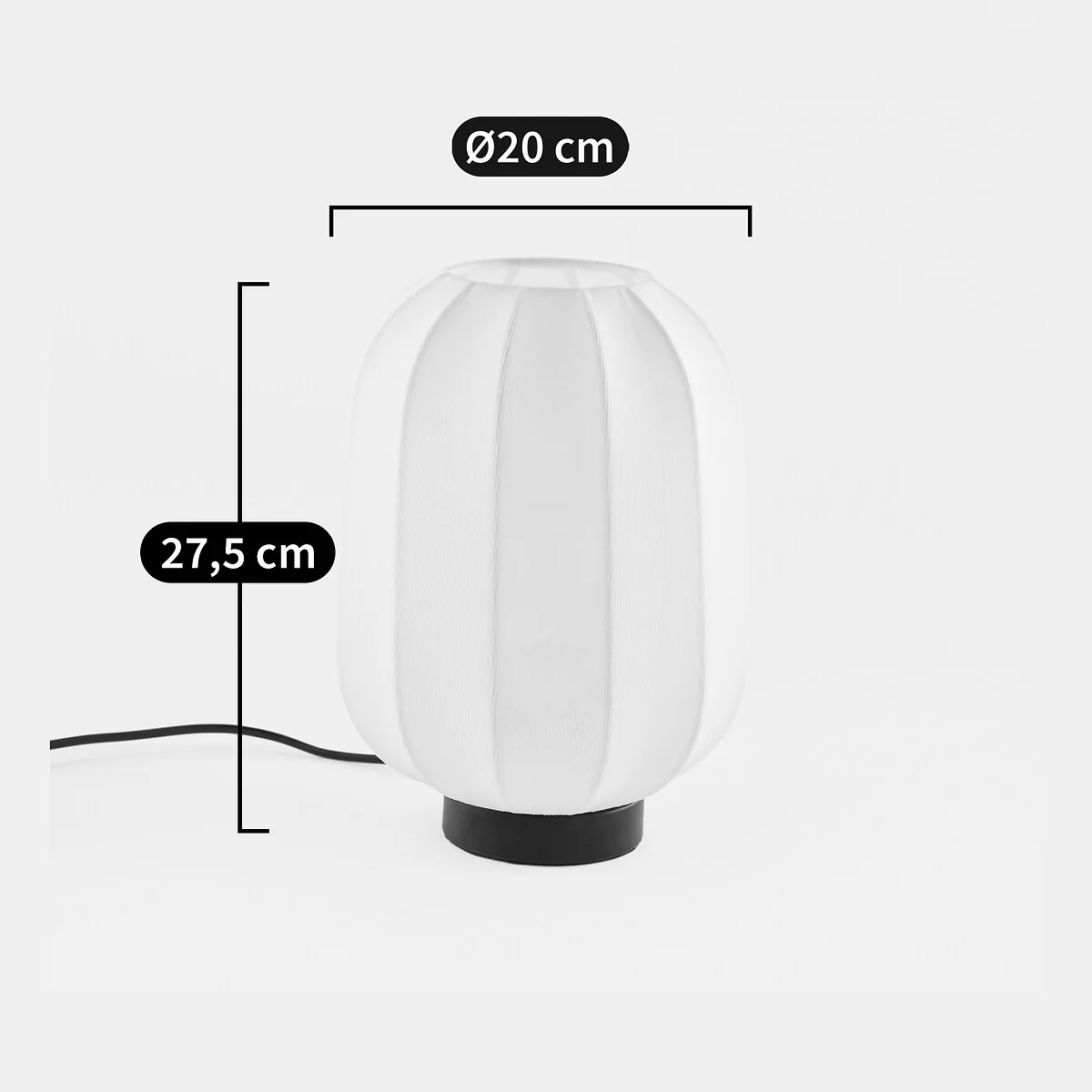 Metal and Mesh Table Lamp Aldo – image 7