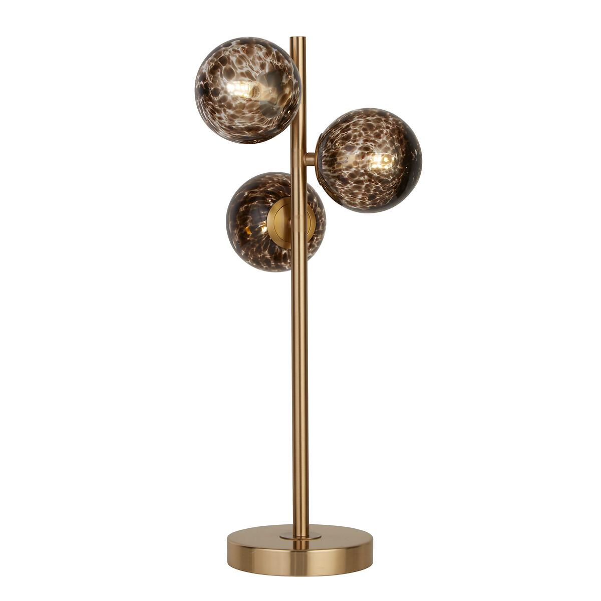 3 Light Tortoiseshell Shade Floor Lamp – image 2