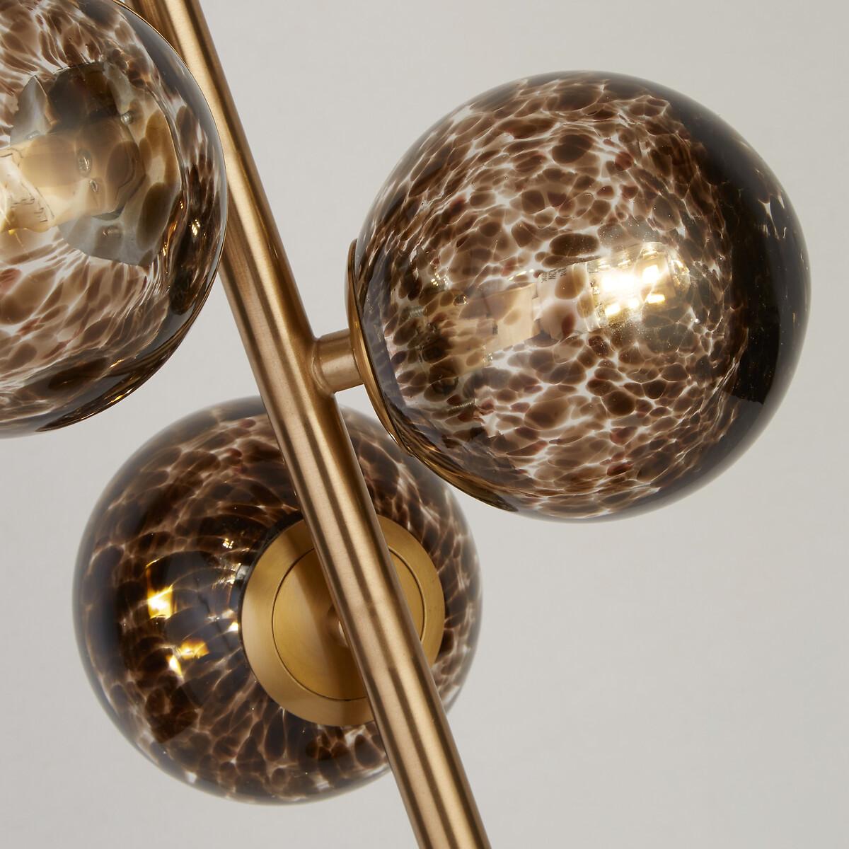 3 Light Tortoiseshell Shade Floor Lamp – image 3