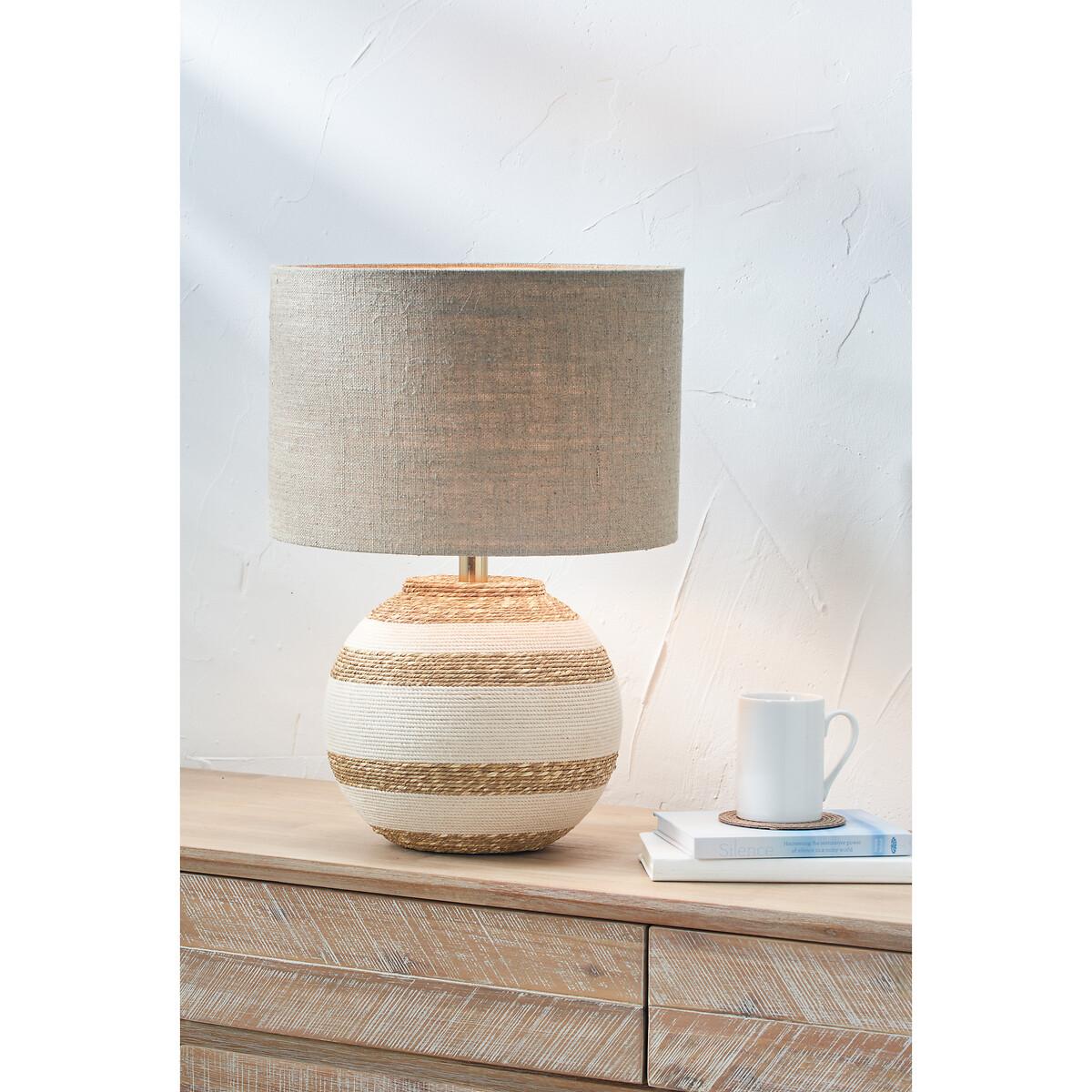 Sea Grass Round Table Lamp Base – image 1
