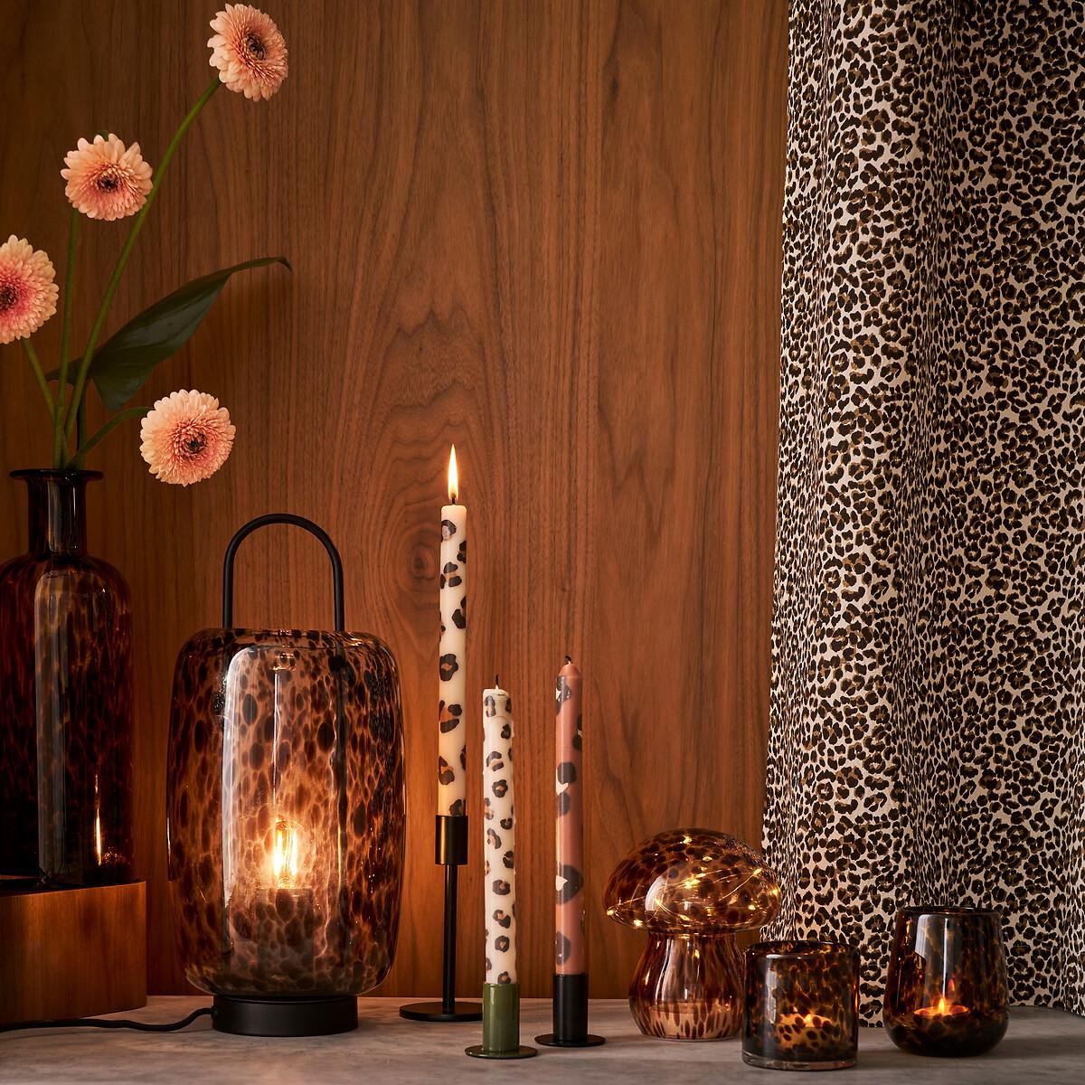Toleco Metal & Amber Glass Table Lamp – image 4