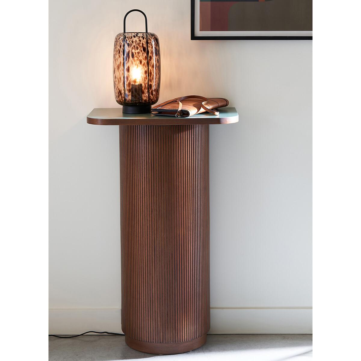 Toleco Metal & Amber Glass Table Lamp – image 6