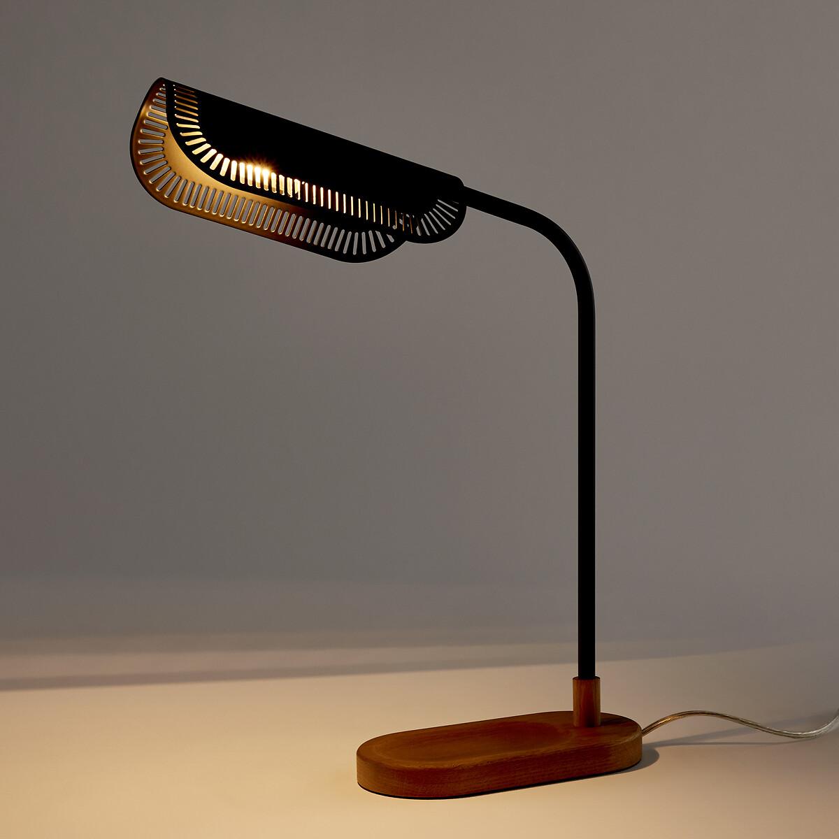 Opia Metal & Oak Adjustable Table Lamp – image 2
