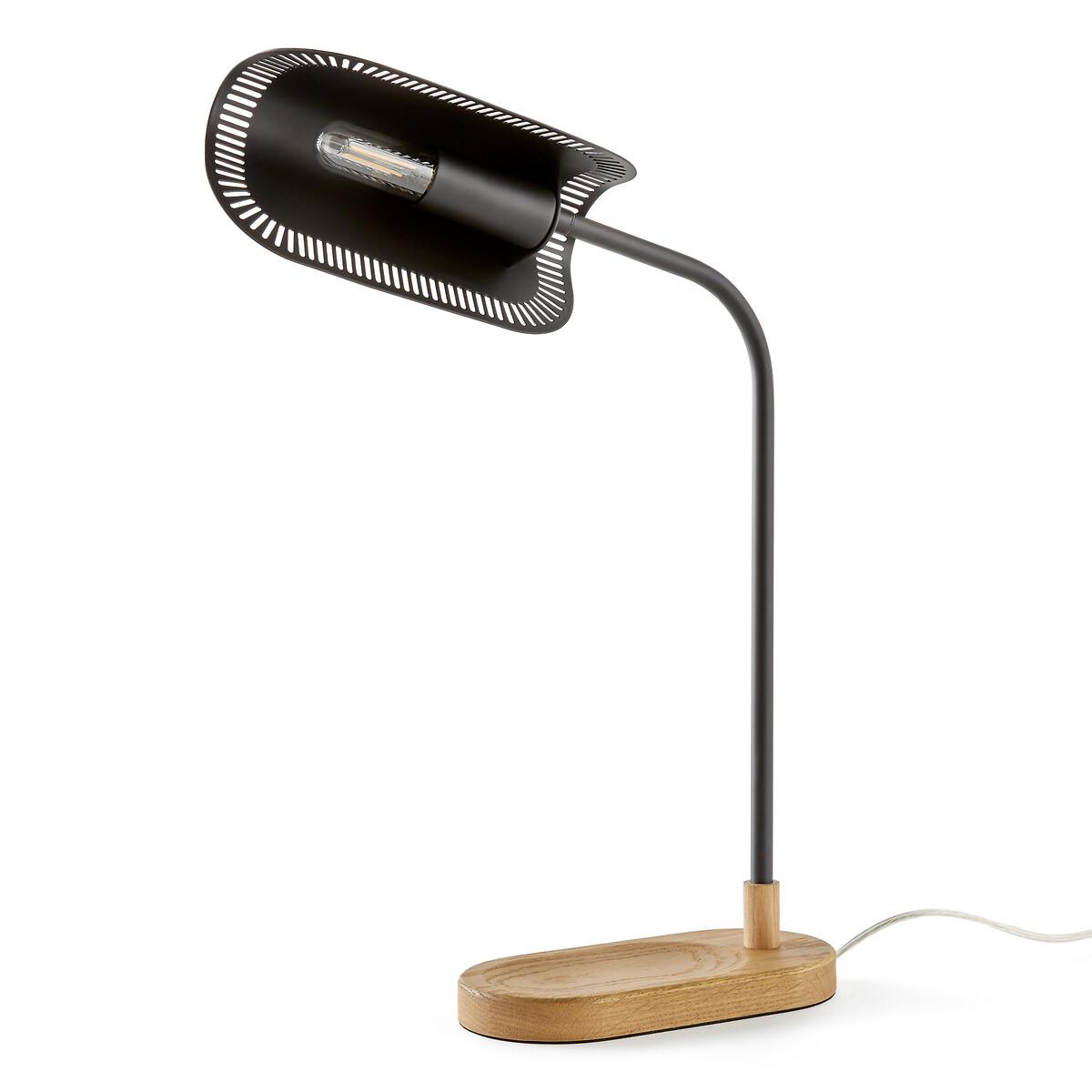 Opia Metal & Oak Adjustable Table Lamp – image 5