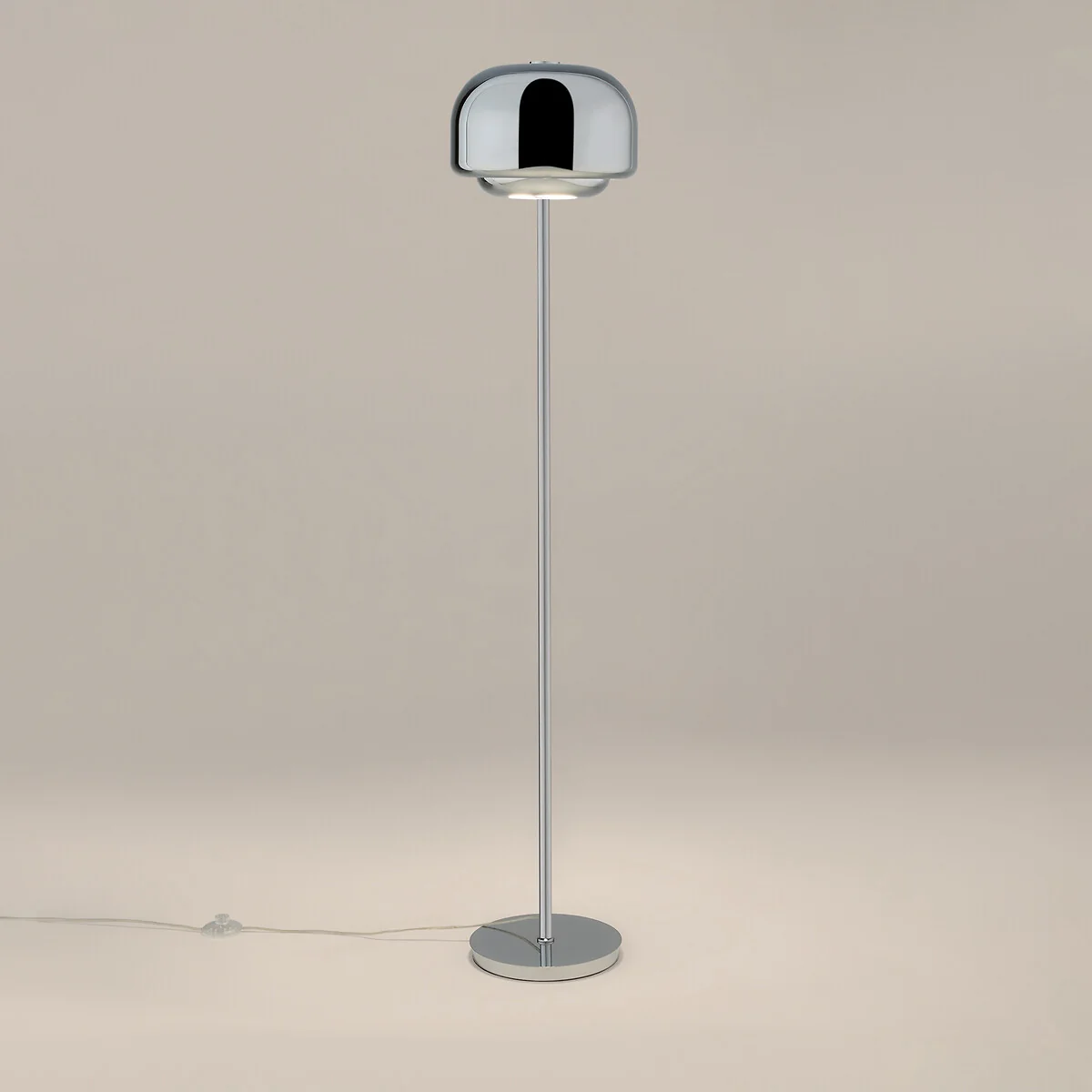 Kinoko Chrome-Plated Iron Floor Lamp – image 3