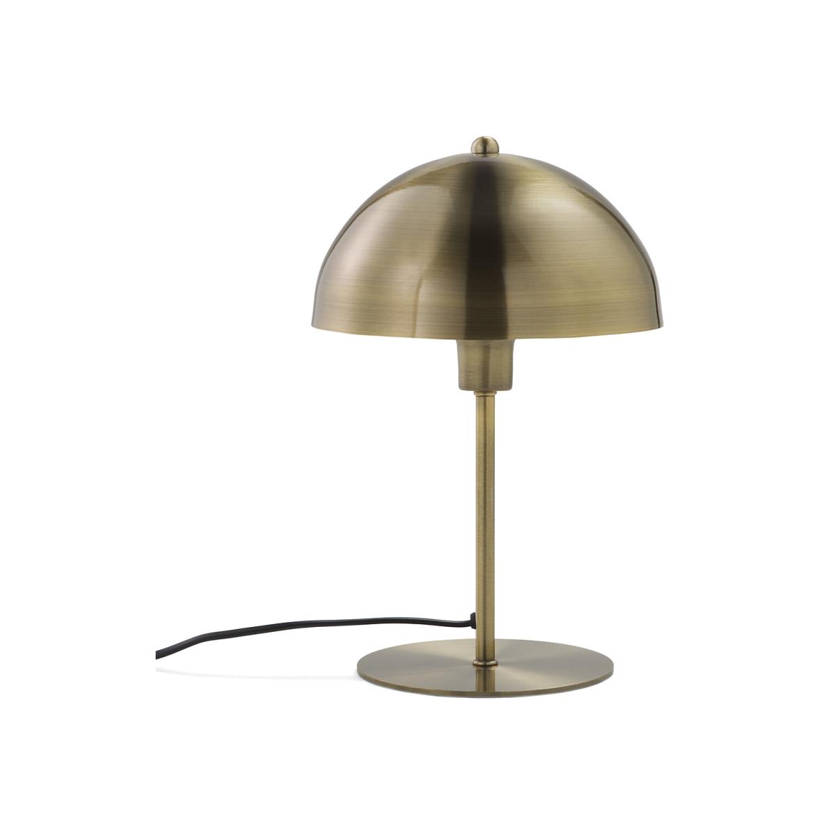 Table Lamp with Mushroom Shape in Brass-Plated Metal Capi – image 1