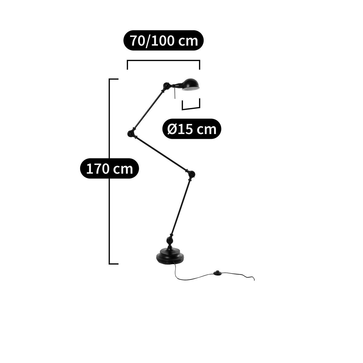 Kikan Articulated Metal Floor Lamp – image 6